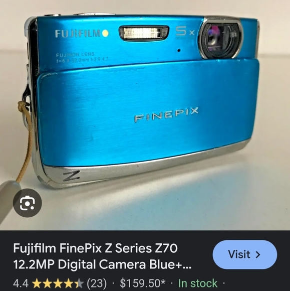 Blue FujiFilm Finepix Z